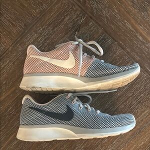 Nike Women's Dual-Tone Sneakers - Pink and blue